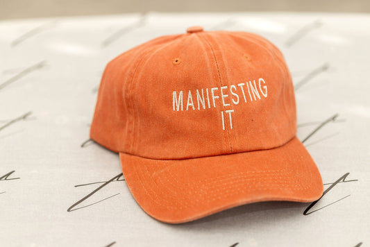 Embroidery Manifesting IT Dad Hat